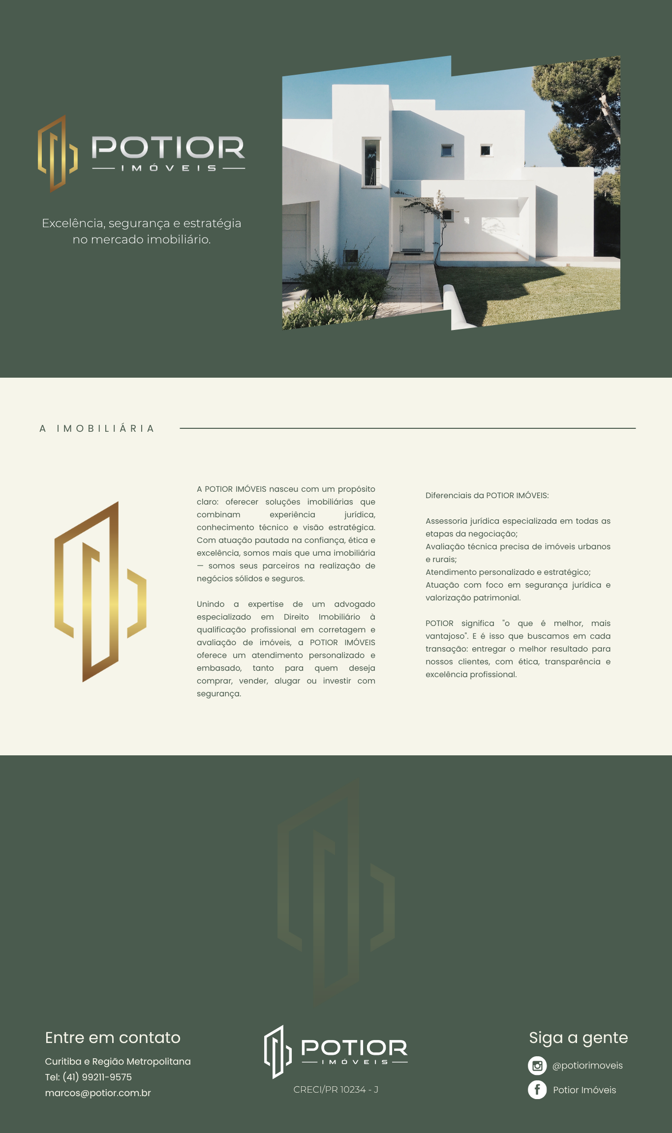 Site em construção - Potior Imóveis